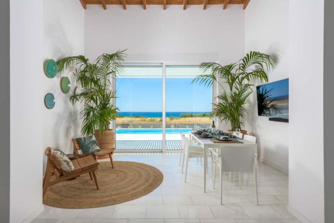 Seashore Beachfront Villa 拉卡尼亚 外观 照片